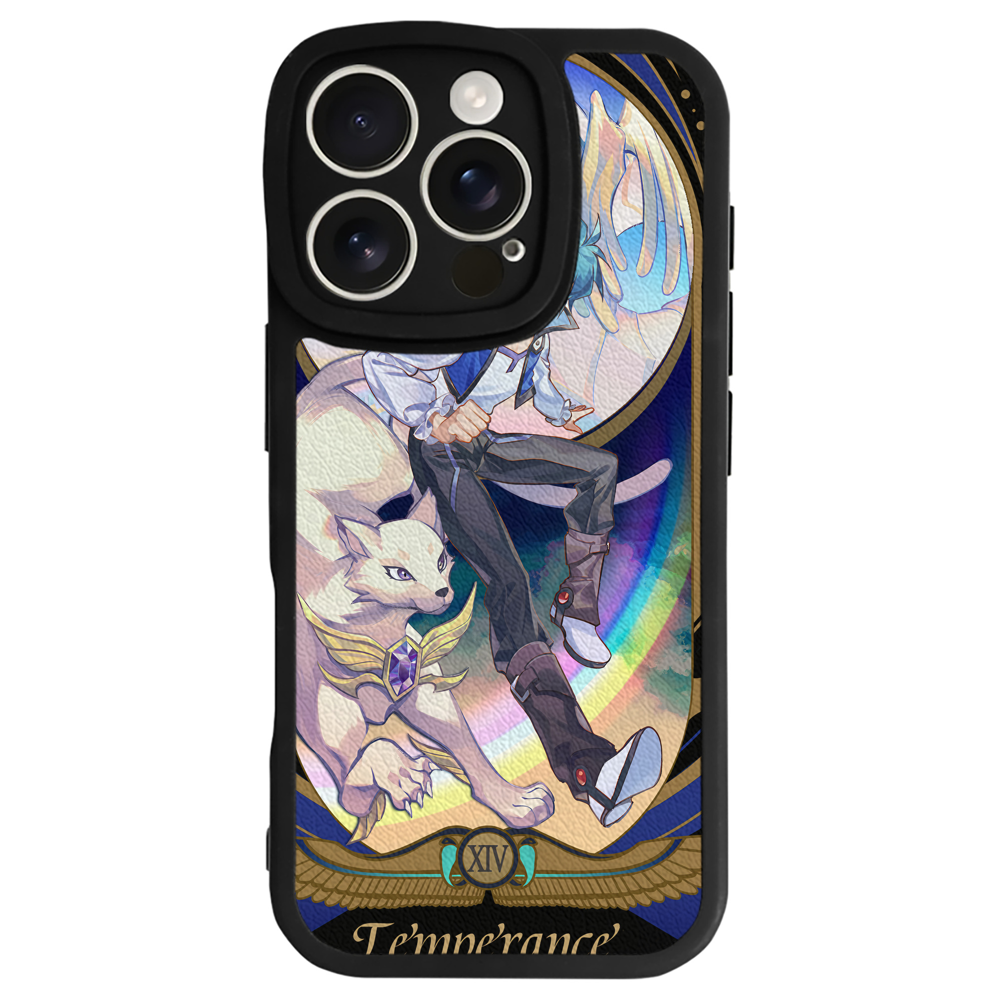 （画像用） 遊☆戯☆王 Yu-Gi-Oh! 【iPhone 16シリーズ対応】シリコンスマホケース（レザー調） 材質：シリコン